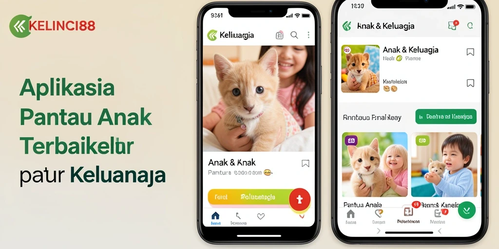 Tampilan antarmuka KELINCI88 yang user-friendly untuk Pantau Anak.