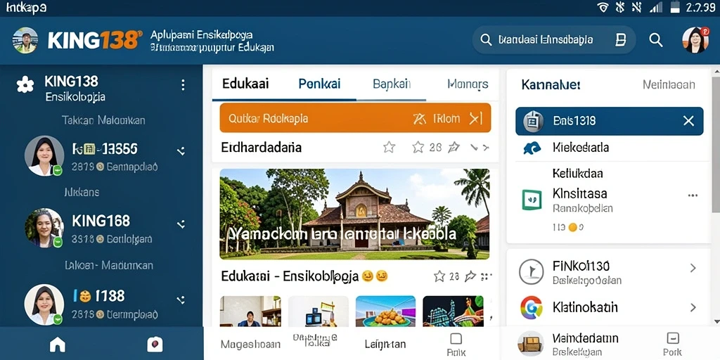 Tampilan antarmuka KING138 yang informatif dan mudah dinavigasi.