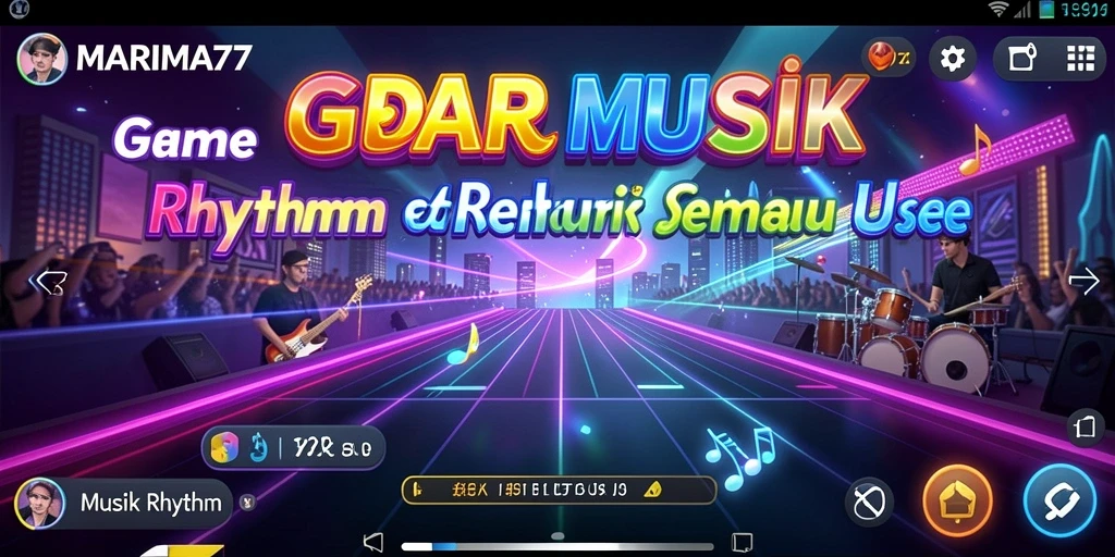 Tampilan antarmuka permainan MARIMA77 yang interaktif dan menarik.