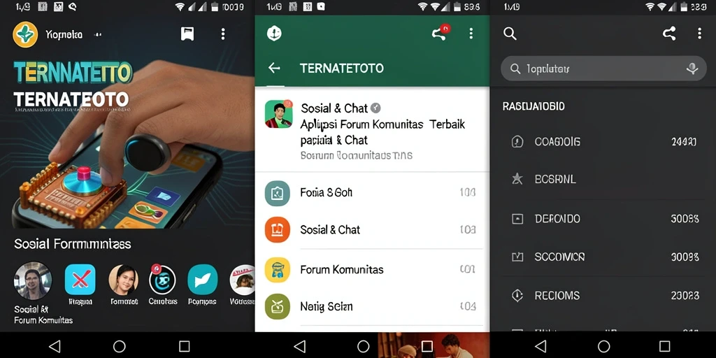 Tampilan antarmuka TERNATETOTO yang modern dan fungsional.
