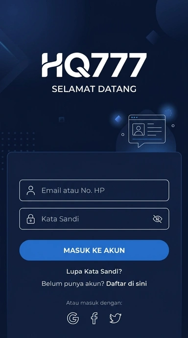 Masuk ke Akun hq777 untuk Pengguna Android